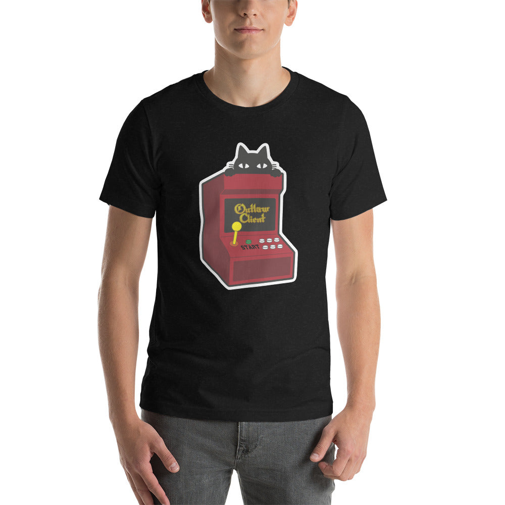 The OutlawClient Arcade Cat T-Shirt