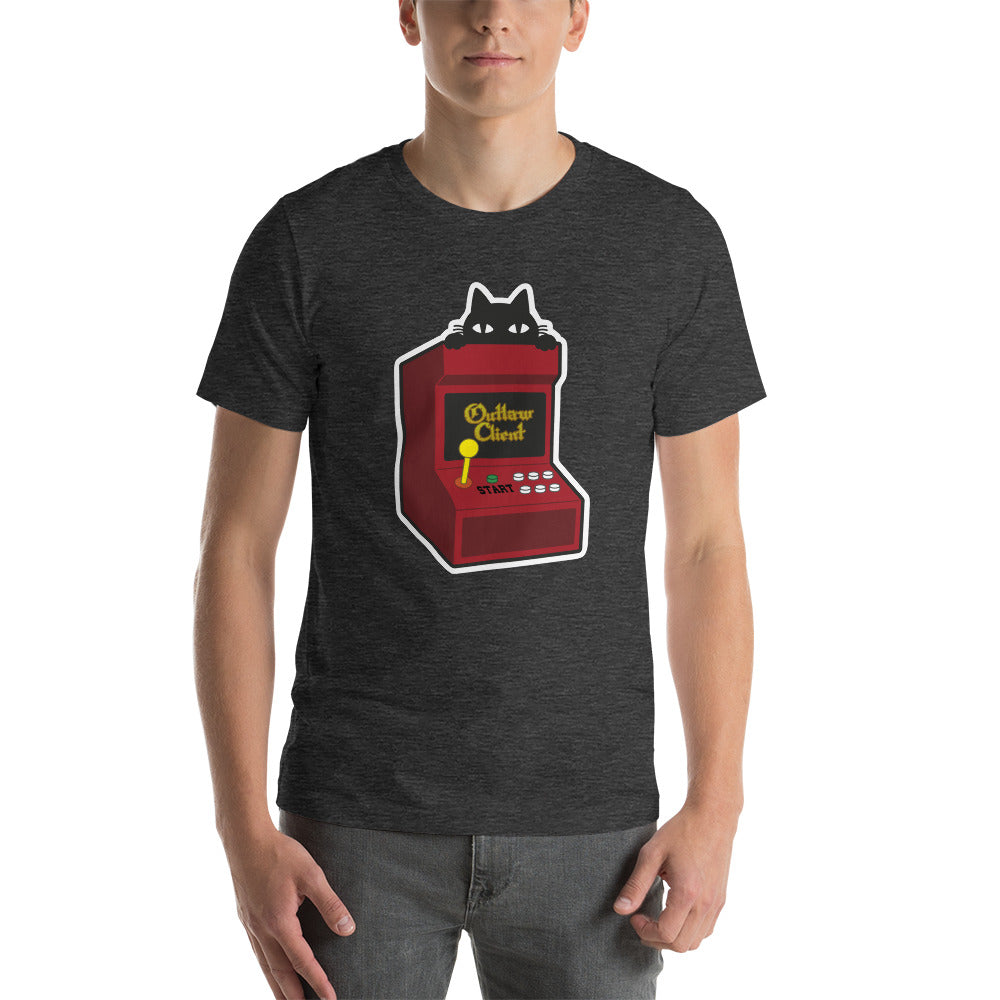 The OutlawClient Arcade Cat T-Shirt