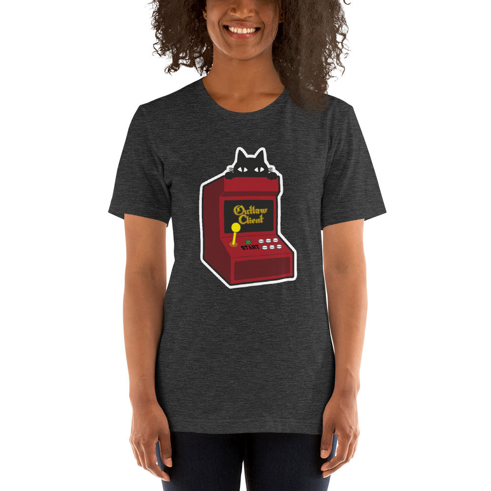 The OutlawClient Arcade Cat T-Shirt