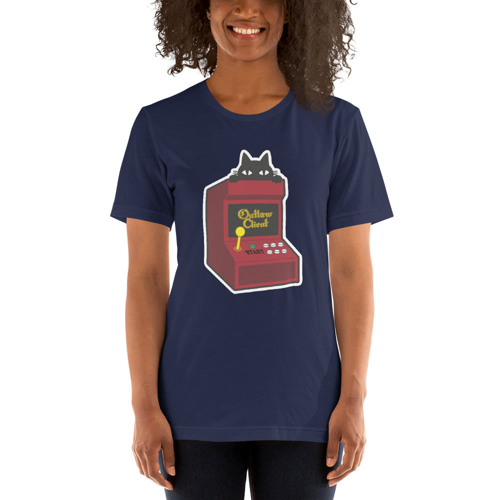 The OutlawClient Arcade Cat T-Shirt