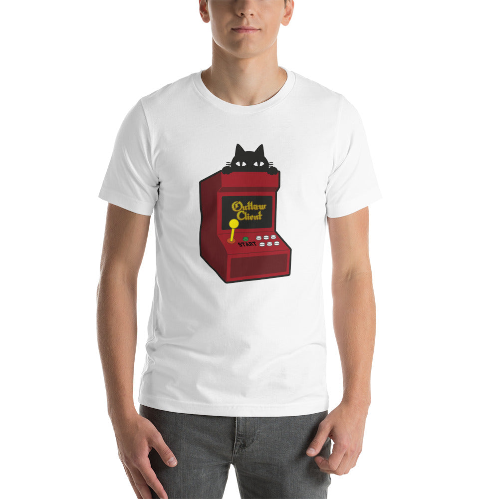 The OutlawClient Arcade Cat T-Shirt