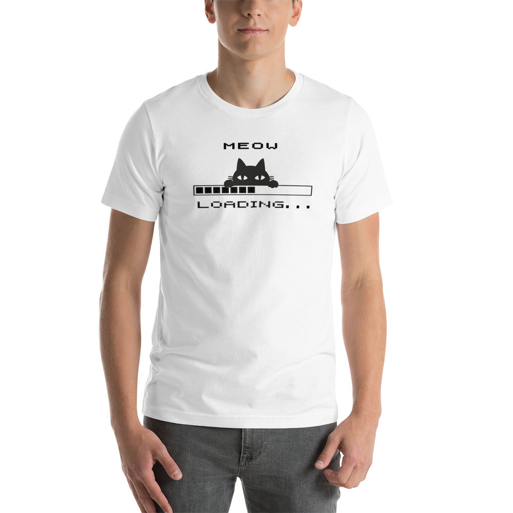 Meow Loading OutlawClient Arcade Cat T-Shirt