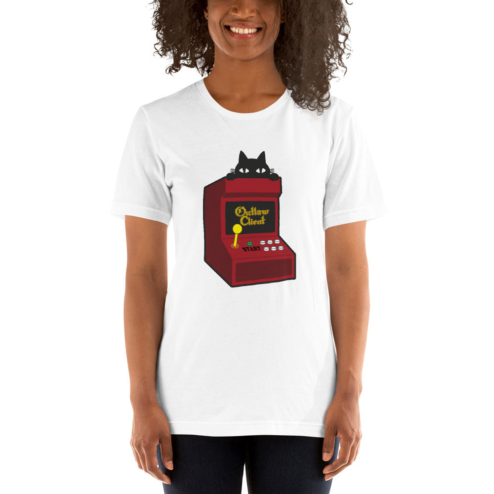 The OutlawClient Arcade Cat T-Shirt