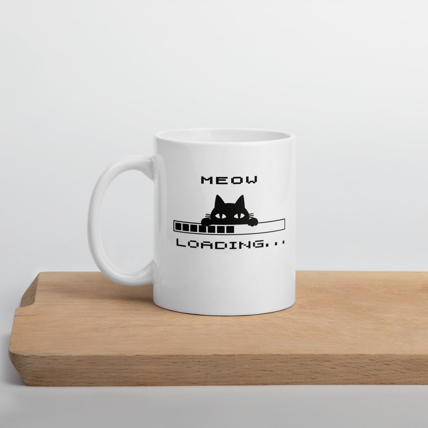 Meow Loading OutlawClient Arcade Cat Mug